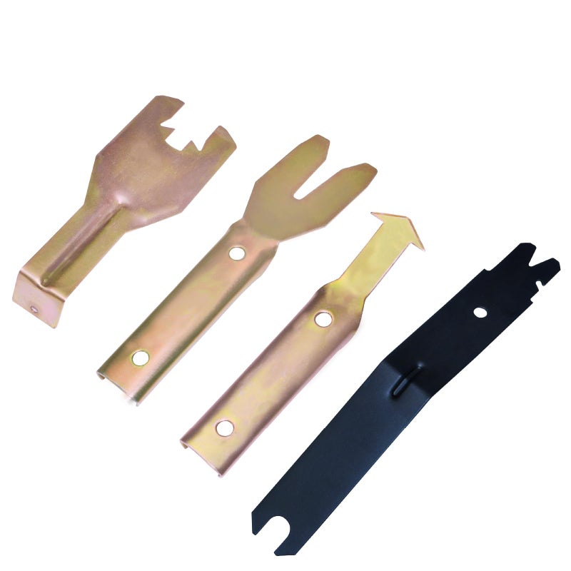 EWK 4 Pcs Metal Trim Removal Tool Set, Car Door Panel Clip Puller, Audio Board, Windows Pry Kit - Image 1